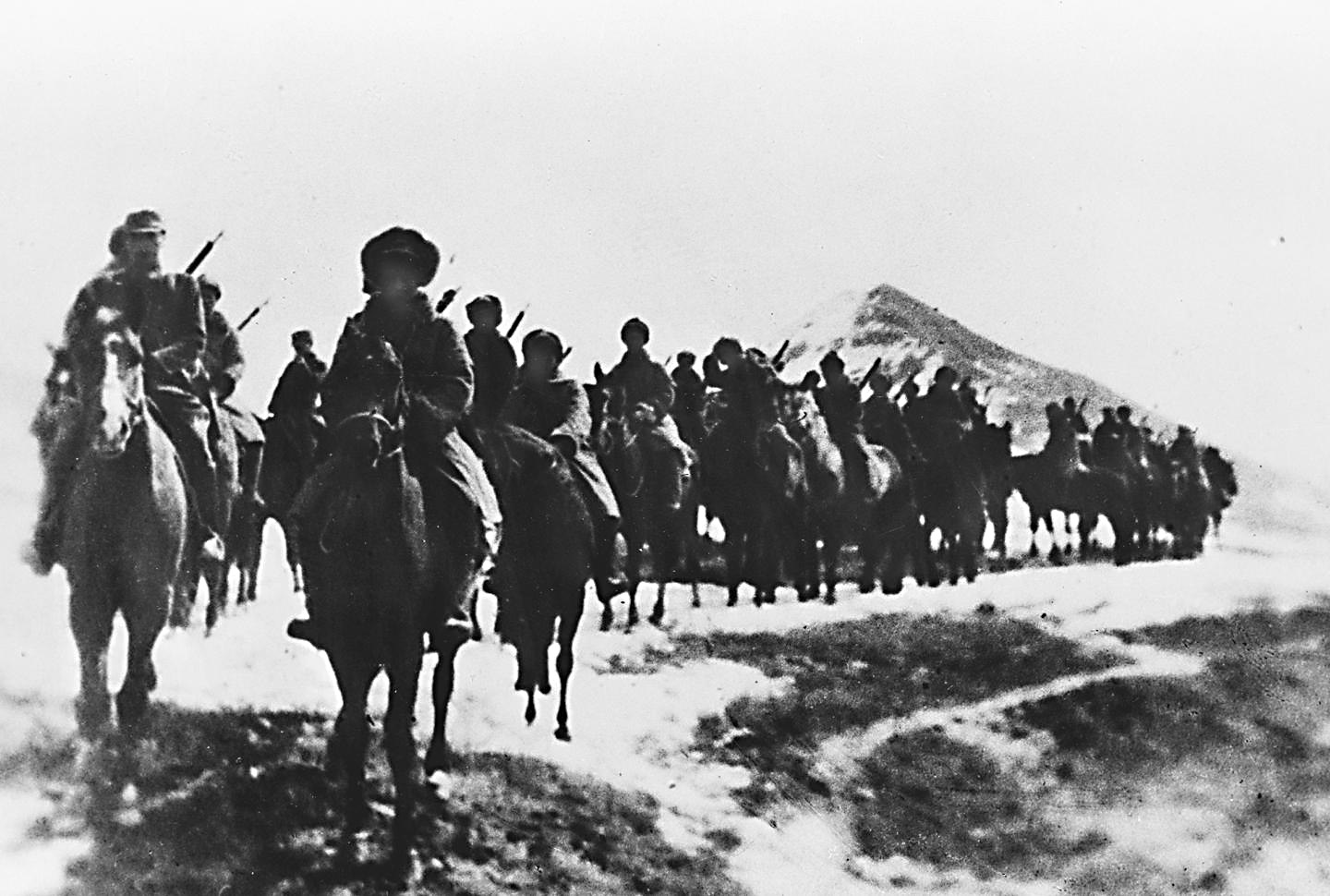 Northeast anti-Japanese Coalition cavalry.